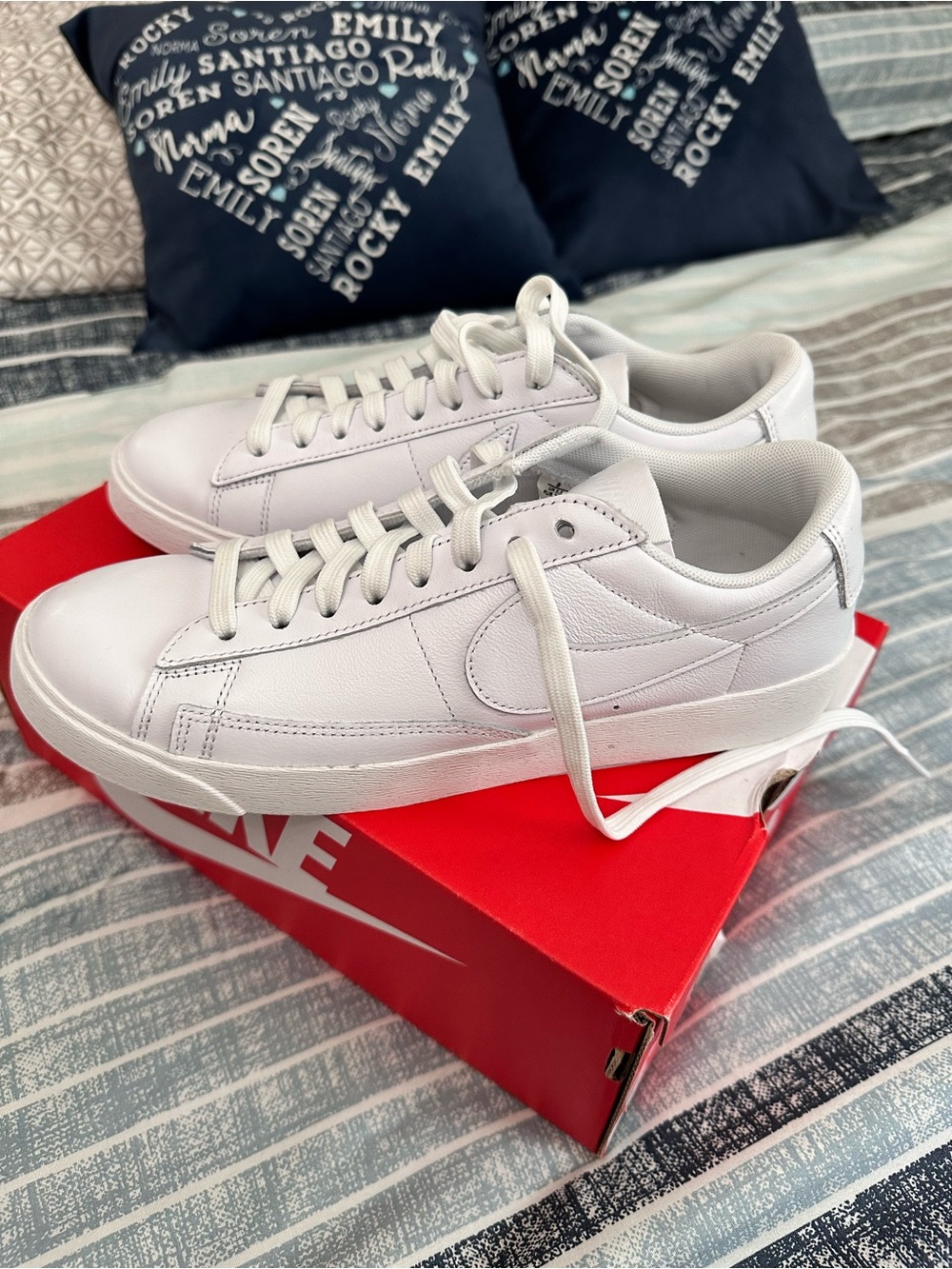 WMNS) NIKE BLAZER LOW LE 'WHITE'
